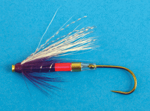 Marlin Salmon Fly,Blue Doctor Pick a size 3-pack Fly Fishing Fly Single Hook. 