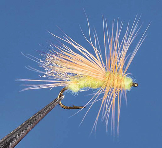 Details about  / Crackleback Dry Fly Yellow Size 12 Lot of 12 F717