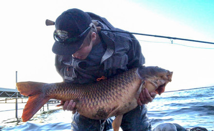 World Record Common Carp On The Fly